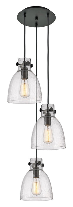 Innovations 113-410-1PS-BK-G412-8SDY Two Light Pendant, Matte Black