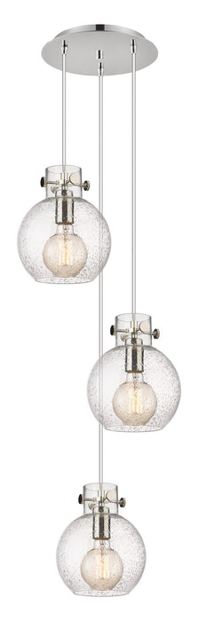 Innovations 113-410-1PS-PN-G410-8SDY Five Light Pendant, Polished Nickel