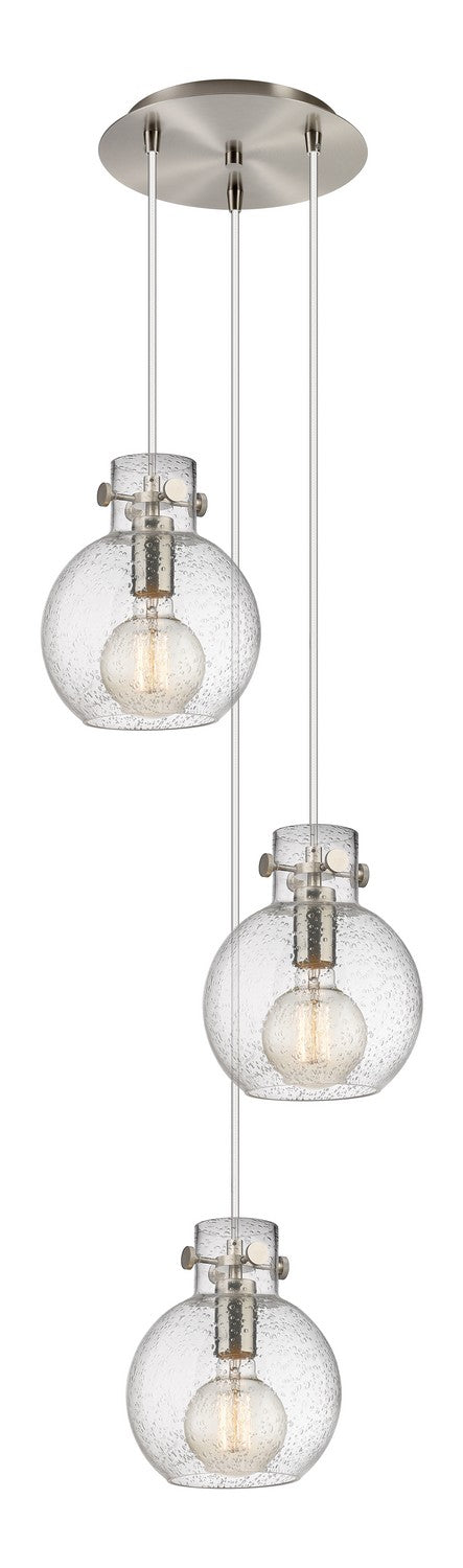 Innovations 113-410-1PS-SN-G410-8SDY Two Light Pendant, Brushed Satin Nickel