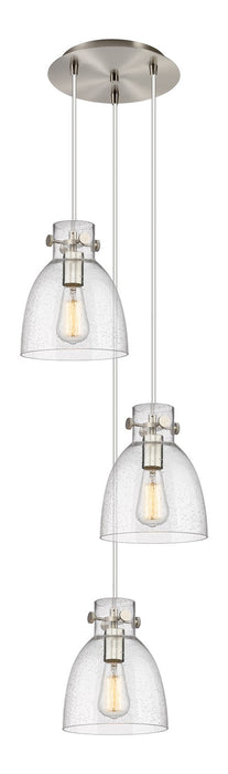 Innovations 113-410-1PS-SN-G412-8SDY Seven Light Pendant, Brushed Satin Nickel