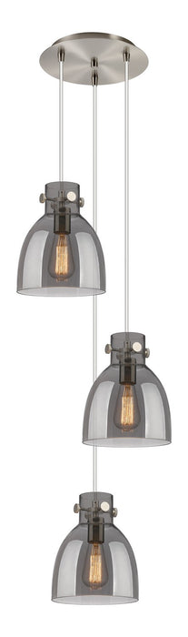 Innovations 113-410-1PS-SN-G412-8SM LED Pendant, Brushed Satin Nickel
