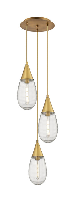 Innovations 113-450-1P-BB-G450-6SCL LED Pendant, Brushed Brass