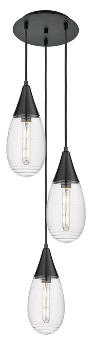 Innovations 113-450-1P-BK-G450-6SCL LED Pendant, Matte Black