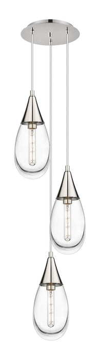 Innovations 113-450-1P-PN-G450-6CL LED Pendant, Polished Nickel