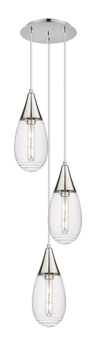 Innovations 113-450-1P-PN-G450-6SCL LED Pendant, Polished Nickel