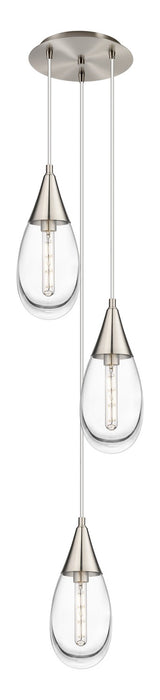 Innovations 113-450-1P-SN-G450-6CL LED Pendant, Brushed Satin Nickel