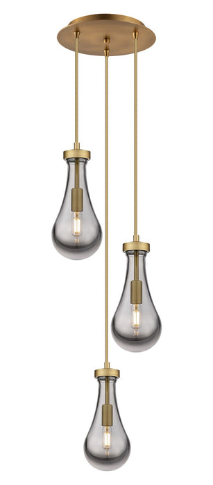 Innovations 113-451-1P-BB-G451-5SM LED Pendant, Brushed Brass