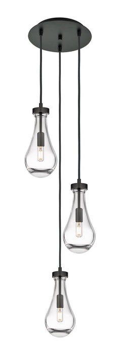 Innovations 113-451-1P-BK-G451-5CL LED Pendant, Matte Black