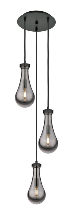 Innovations 113-451-1P-BK-G451-5SM LED Pendant, Matte Black