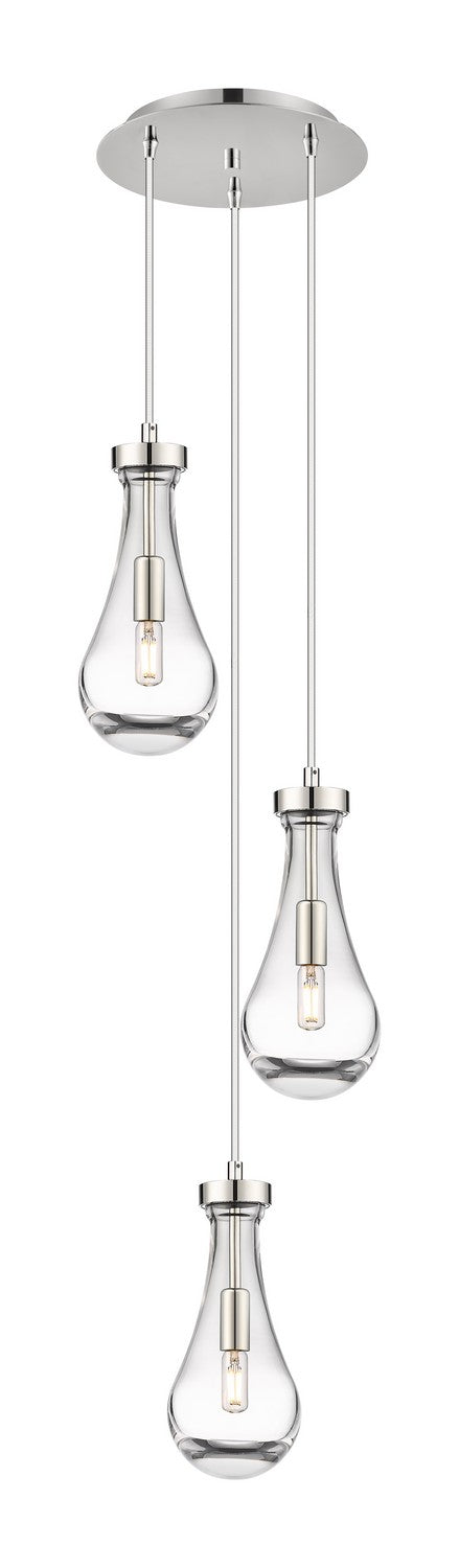 Innovations 113-451-1P-PN-G451-5CL LED Pendant, Polished Nickel
