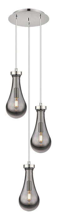 Innovations 113-451-1P-PN-G451-5SM LED Pendant, Polished Nickel