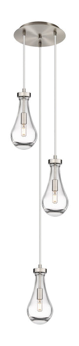 Innovations 113-451-1P-SN-G451-5CL LED Pendant, Brushed Satin Nickel