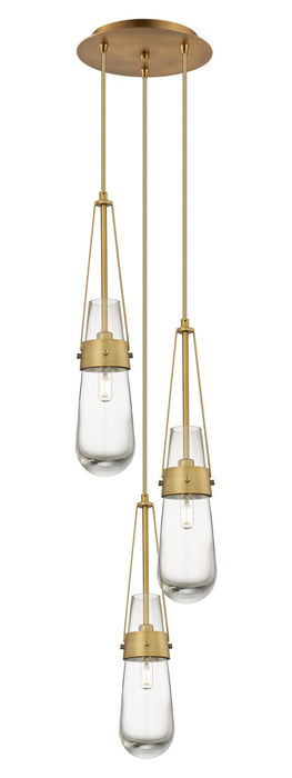 Innovations 113-452-1P-BB-G452-4CL LED Pendant, Brushed Brass