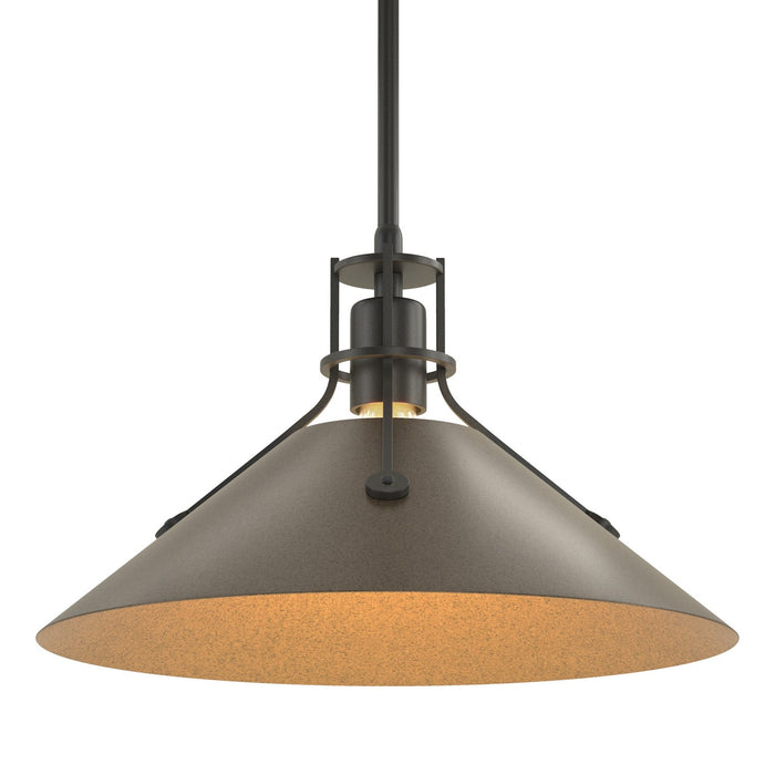Hubbardton Forge 134550-SKT-MULT-10-05 One Light Pendant, Black