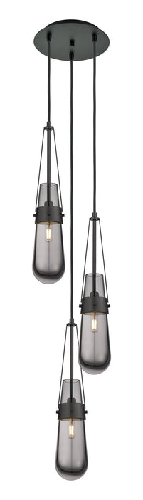 Innovations 113-452-1P-BK-G452-4SM LED Pendant, Matte Black