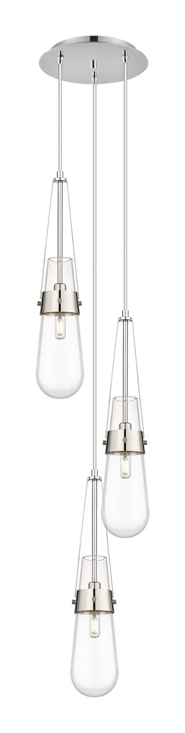 Innovations 113-452-1P-PN-G452-4CL LED Pendant, Polished Nickel