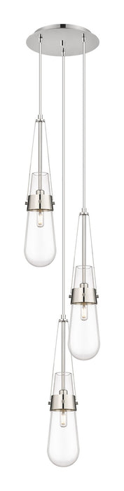 Innovations 113-452-1P-PN-G452-4CL LED Pendant, Polished Nickel