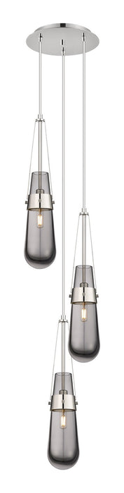Innovations 113-452-1P-PN-G452-4SM LED Pendant, Polished Nickel