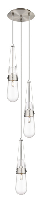 Innovations 113-452-1P-SN-G452-4CL LED Pendant, Brushed Satin Nickel