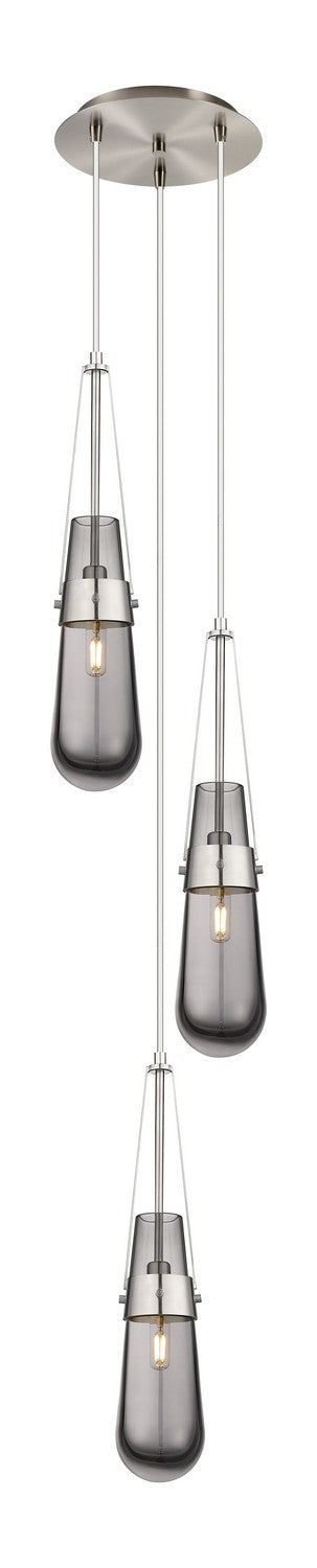 Innovations 113-452-1P-SN-G452-4SM LED Pendant, Brushed Satin Nickel