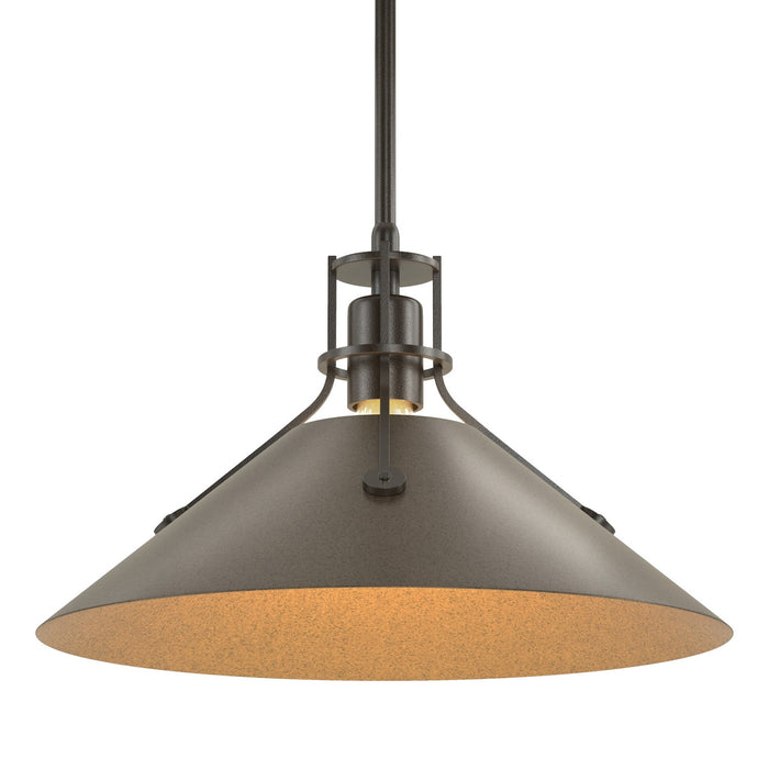 Hubbardton Forge 134550-SKT-MULT-14-05 One Light Pendant, Oil Rubbed Bronze