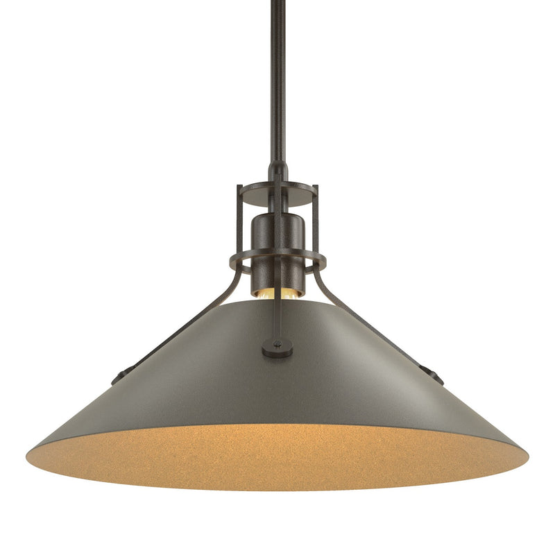 Hubbardton Forge 134550-SKT-MULT-14-07 One Light Pendant, Oil Rubbed Bronze