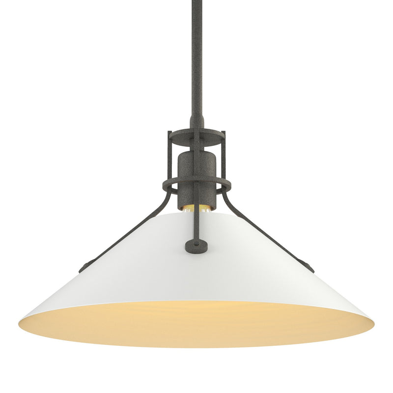 Hubbardton Forge 134550-SKT-MULT-20-02 One Light Pendant, Natural Iron