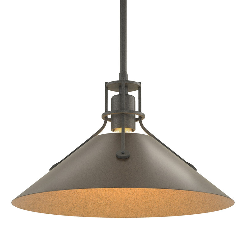 Hubbardton Forge 134550-SKT-MULT-20-05 One Light Pendant, Natural Iron