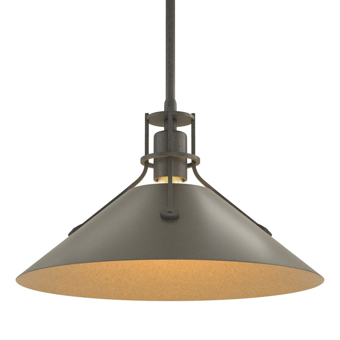 Hubbardton Forge 134550-SKT-MULT-20-07 One Light Pendant, Natural Iron