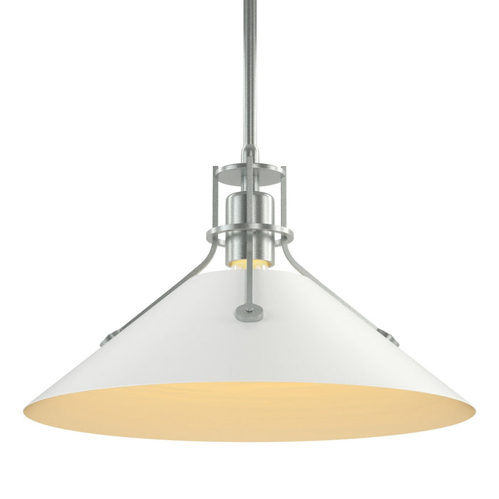 Hubbardton Forge 134550-SKT-MULT-82-02 One Light Pendant, Vintage Platinum