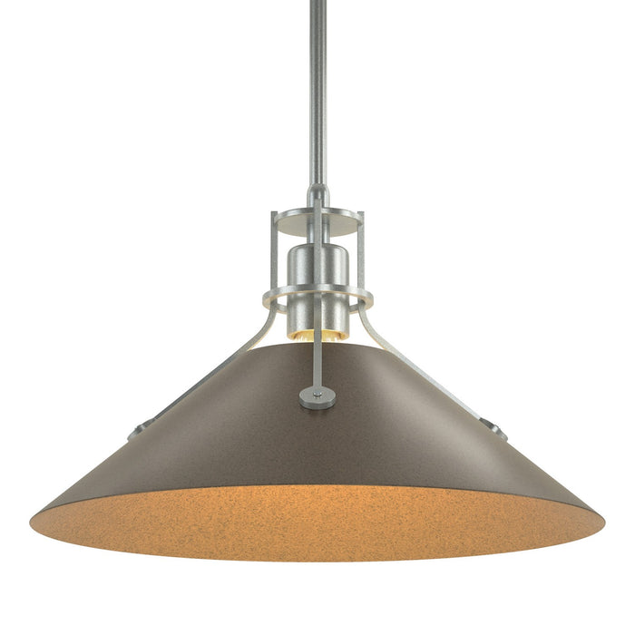 Hubbardton Forge 134550-SKT-MULT-82-05 One Light Pendant, Vintage Platinum