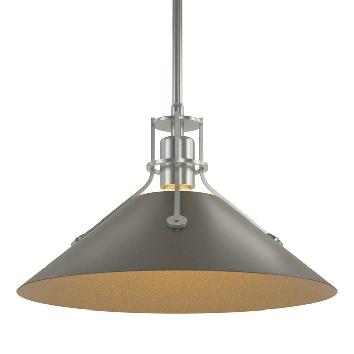 Hubbardton Forge 134550-SKT-MULT-82-07 One Light Pendant, Vintage Platinum