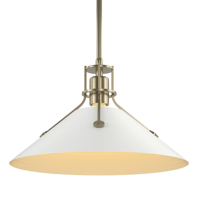 Hubbardton Forge 134550-SKT-MULT-84-02 One Light Pendant, Soft Gold