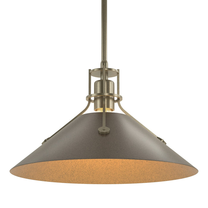 Hubbardton Forge 134550-SKT-MULT-84-05 One Light Pendant, Soft Gold