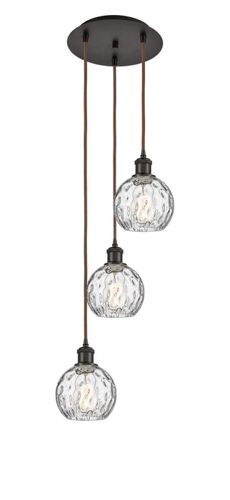Innovations 113B-3P-OB-G1215-6 Three Light Pendant, Oil Rubbed Bronze