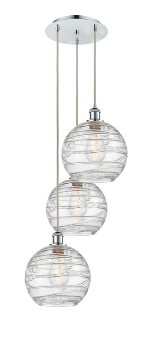Innovations 113B-3P-PC-G1213-10 Three Light Pendant, Polished Chrome