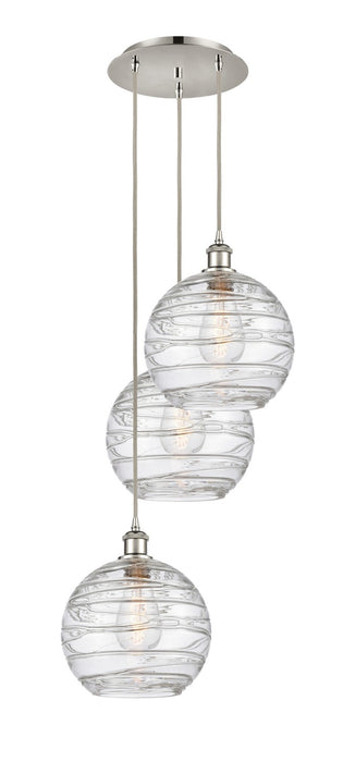 Innovations 113B-3P-PN-G1213-10 Three Light Pendant, Polished Nickel