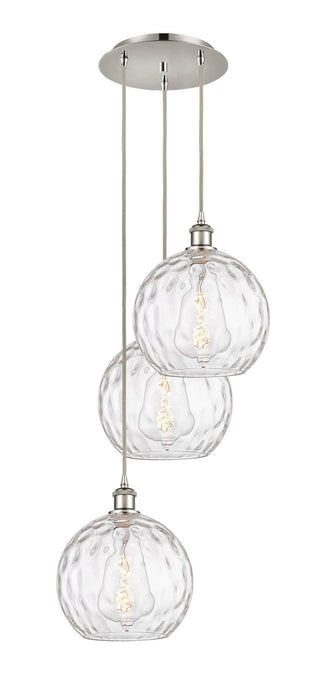Innovations 113B-3P-PN-G1215-10 Three Light Pendant, Polished Nickel