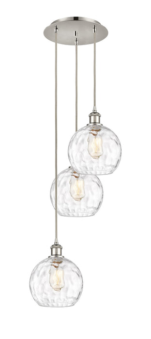 Innovations 113B-3P-PN-G1215-8 Three Light Pendant, Polished Nickel