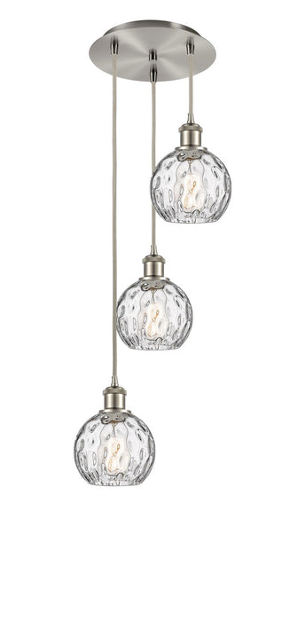 Innovations 113B-3P-SN-G1215-6 Three Light Pendant, Brushed Satin Nickel