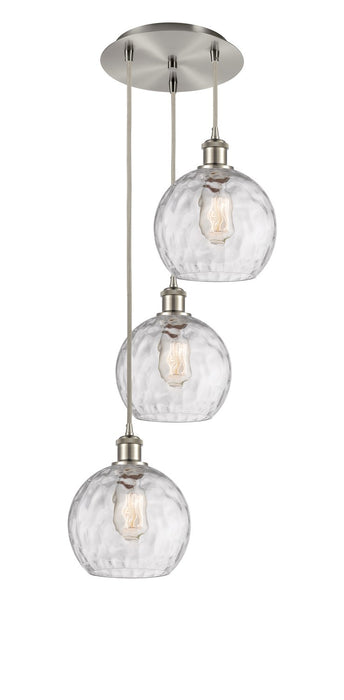 Innovations 113B-3P-SN-G1215-8 Three Light Pendant, Brushed Satin Nickel