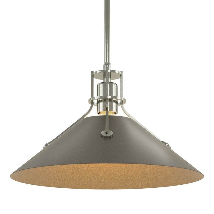 Hubbardton Forge 134550-SKT-MULT-85-07 One Light Pendant, Sterling