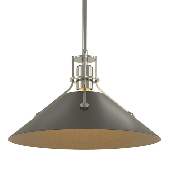 Hubbardton Forge 134550-SKT-MULT-85-10 One Light Pendant, Sterling