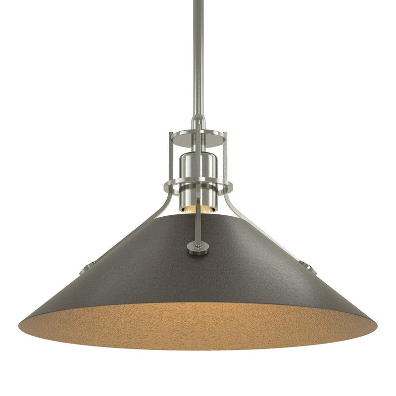 Hubbardton Forge 134550-SKT-MULT-85-14 One Light Pendant, Sterling