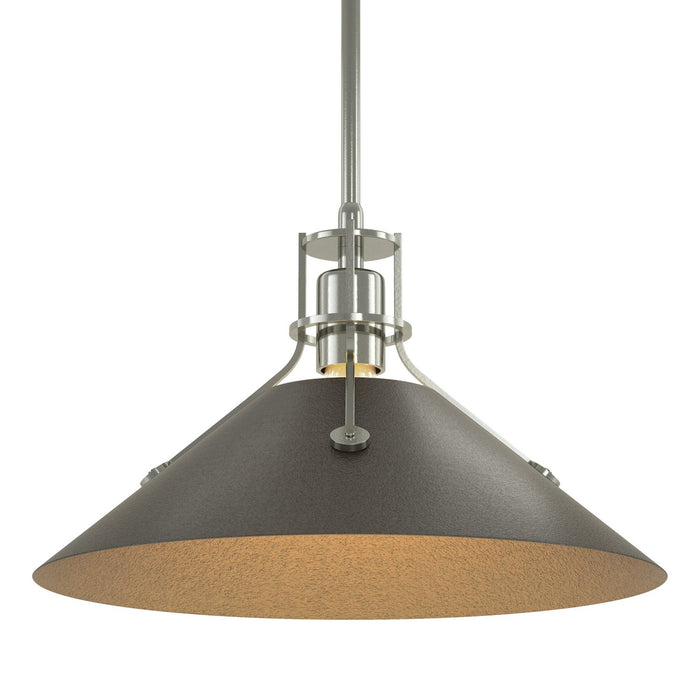 Hubbardton Forge 134550-SKT-MULT-85-14 One Light Pendant, Sterling