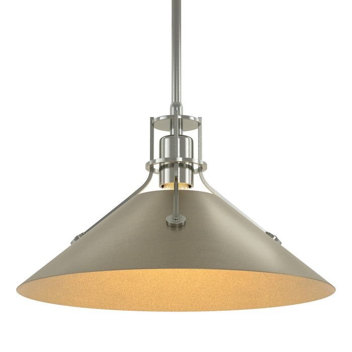 Hubbardton Forge 134550-SKT-MULT-85-84 One Light Pendant, Sterling