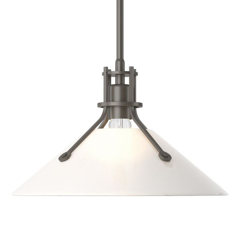 Hubbardton Forge 134553-SKT-MULT-07-FD0686 One Light Pendant, Dark Smoke