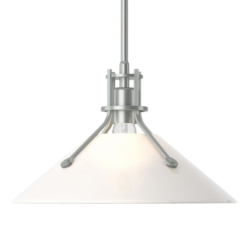 Hubbardton Forge 134553-SKT-MULT-82-FD0686 One Light Pendant, Vintage Platinum