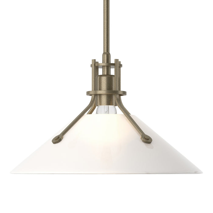 Hubbardton Forge 134553-SKT-MULT-84-FD0686 One Light Pendant, Soft Gold