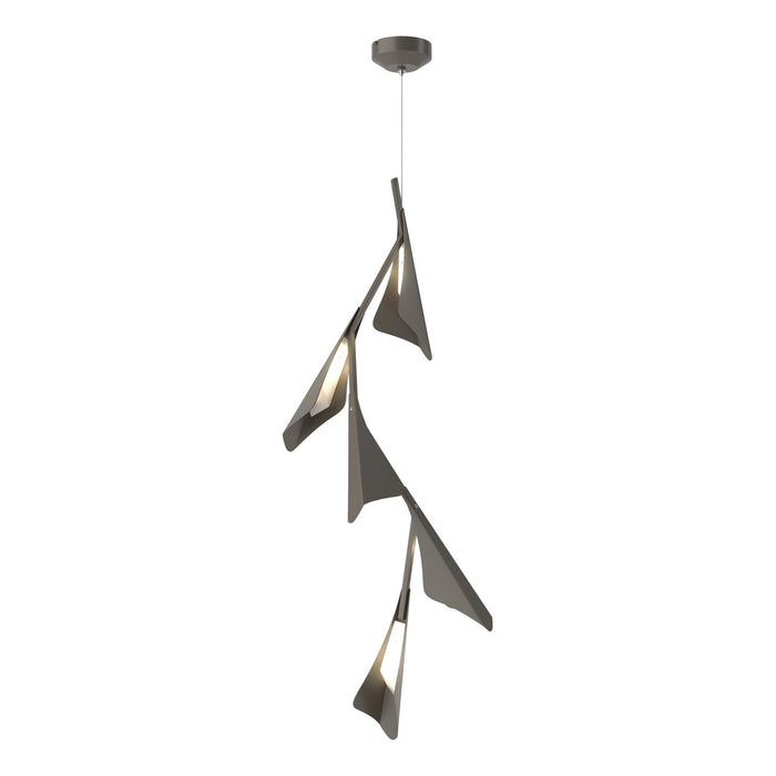 Hubbardton Forge 135006-LED-STND-07-07 LED Pendant, Dark Smoke